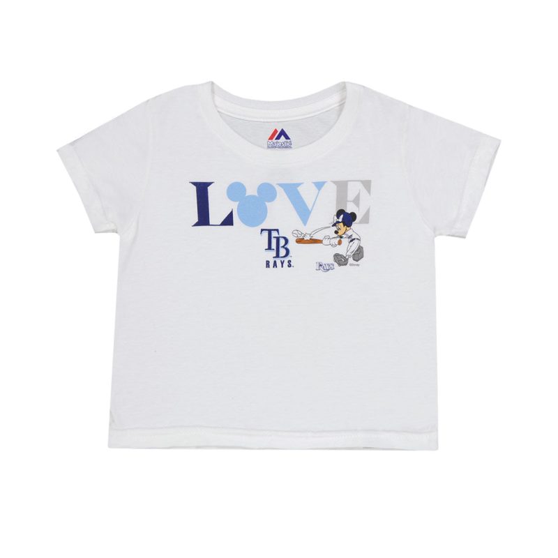 MLB Kids Toddler Tampa Bay Rays Mickey Mouse T Shirt M4CTD9129 01