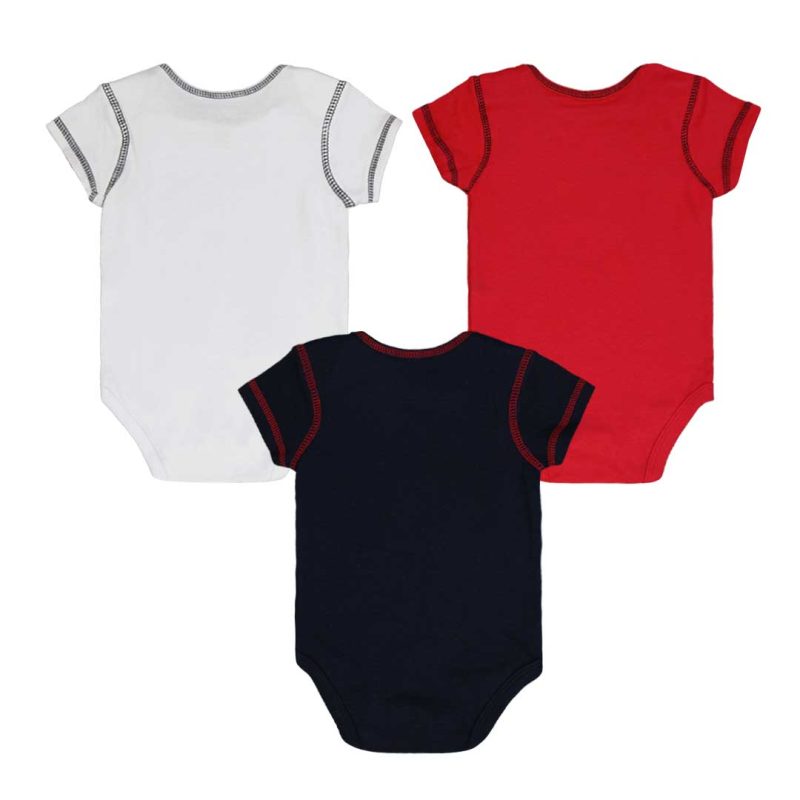 MLB Kids Toddler Twins 3pc Short Bodysuits KT32B5A 05 02