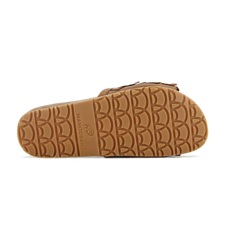 Manitobah Women s Wasaga Fringed Slides 4061284 4