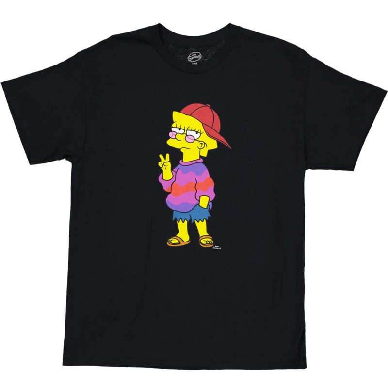 Men s Lisa Simpson Short Sleeve T Shirt SJTS2A8GSC3P1YM 00BLK 01