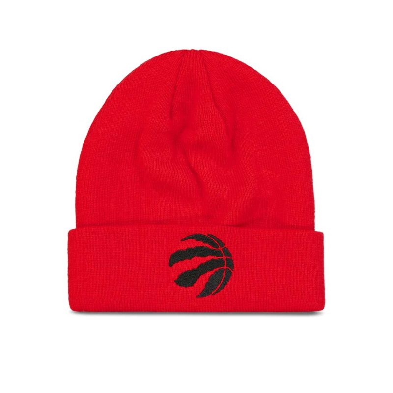 NBA Kids Toronto Raptors Cuffed Knit Hat HK2BOBB9A RAP 01