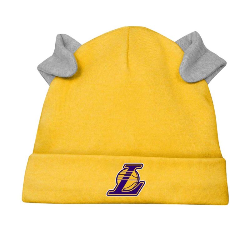 NBA Kids Infant Los Angeles Lakers Dream Team Creeper Pant Hat Set HK2N1FE7D LAK 4