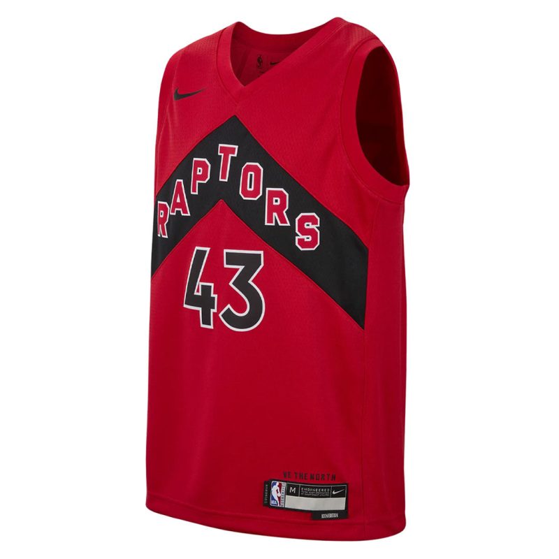 NBA Kids Junior Toronto Raptors Pascal Siakam Swingman Jersey HZ2B7BX2P00 RAPPS 01