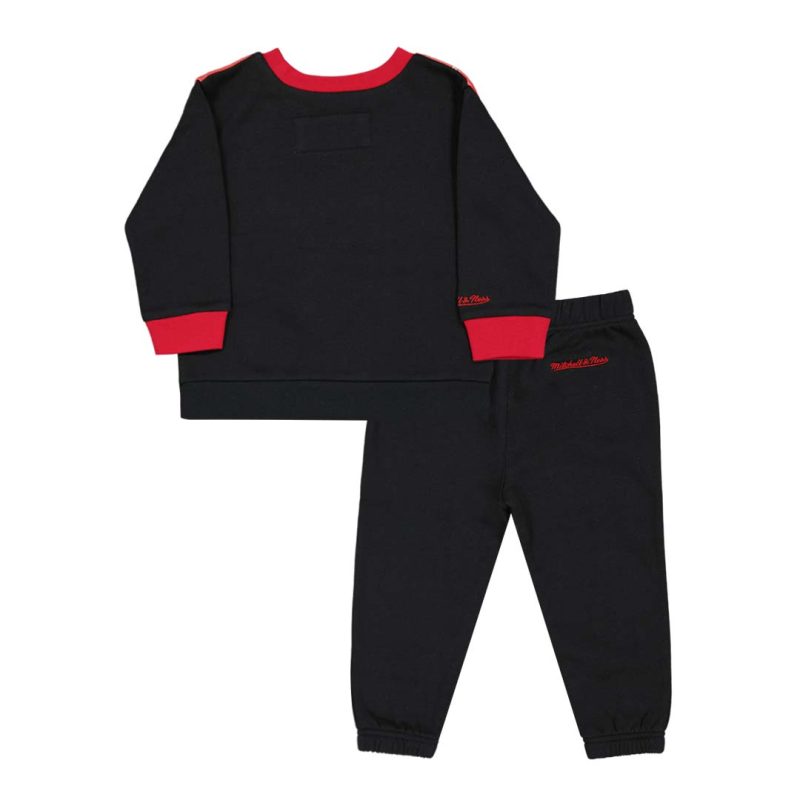 NBA Kids Toddler Chicago Bulls Blockbuster Oversize Fleece Set HN2T1NAWT BUL 2