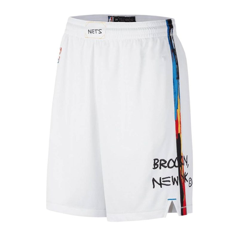 NBA Kids Youth Brooklyn Nets City Edition Swingman Shorts HZ2B7BC9H NYN 3