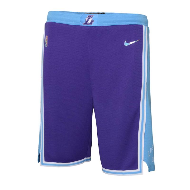 NBA Kids Youth LA Lakers Mixtape Swingman Shorts HZ2B7BCXK LAK 2