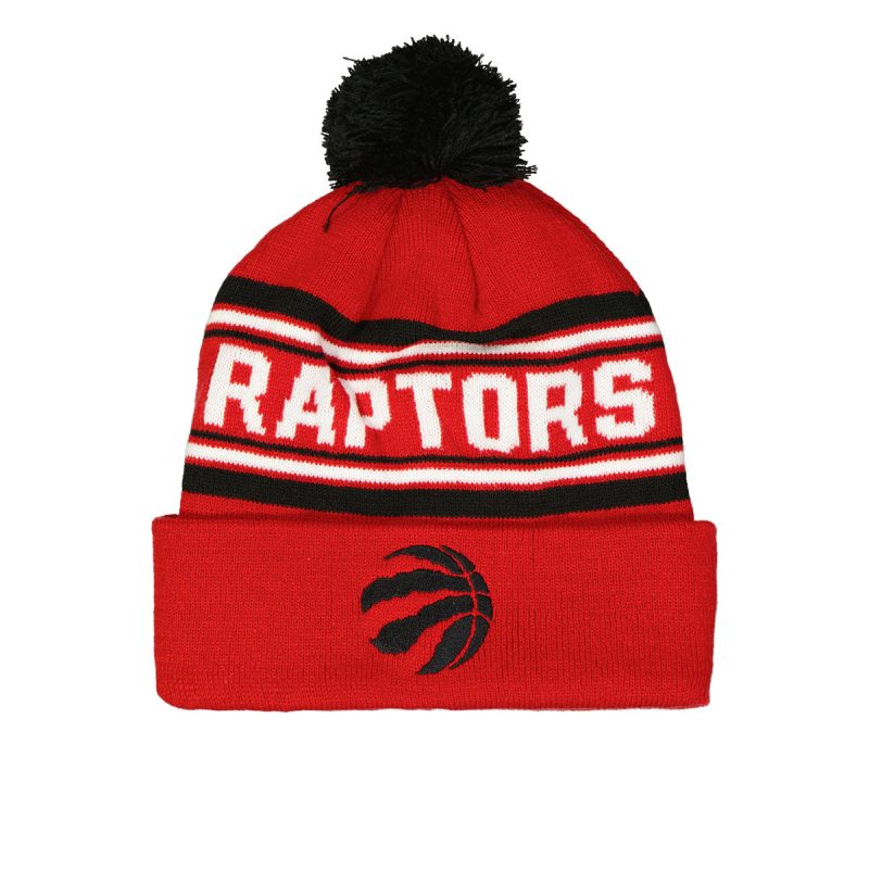 NBA Kids Youth Raptors Cuff Pom Knit HK2BOBAUWF 20 RAP 1