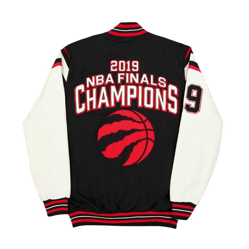 NBA Men s Toronto Raptors Championship Canvas Jacket LA930183 TRP 2