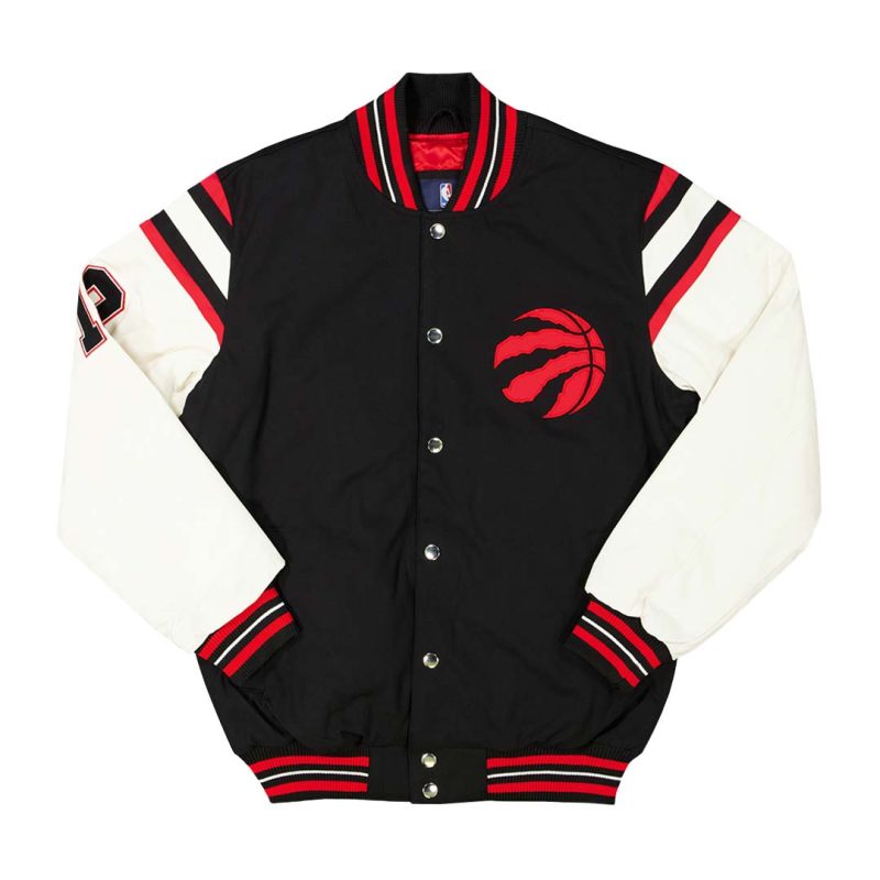 NBA Men sTorontoRaptorsChampionshipCanvasJacket LA930183TRP 1