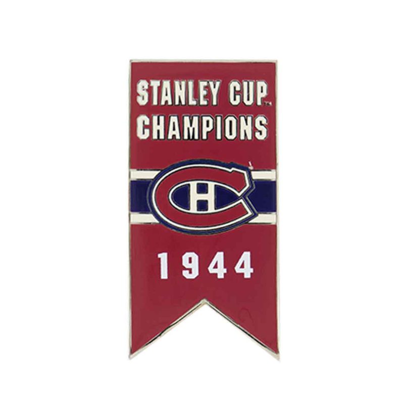 NFL Canadiens 1944 Stanley Cup Banner Pin Sticky CDNSCC44S 01