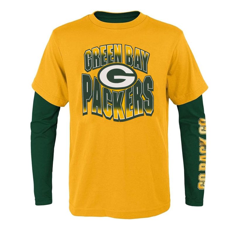 NFL Kids Green Bay Packers Game Day 3 in 1 Combo T Shirt HK1B3FE2U PCK 01