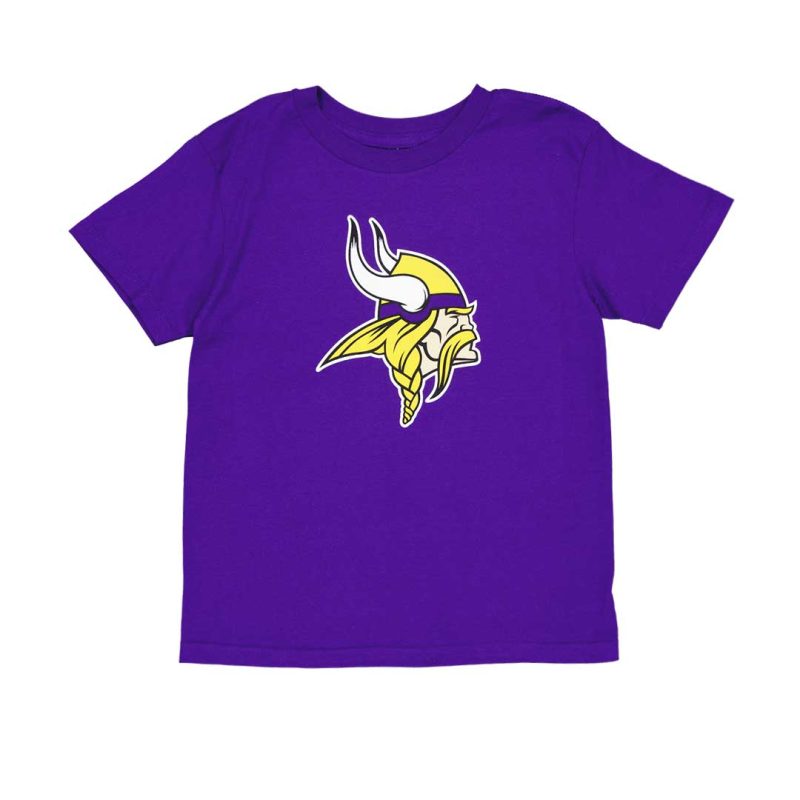 NFL Kids Minnesota Vikings Primary Logo Short Sleeve T Shirt HK1B3MK99F01 VIK image01