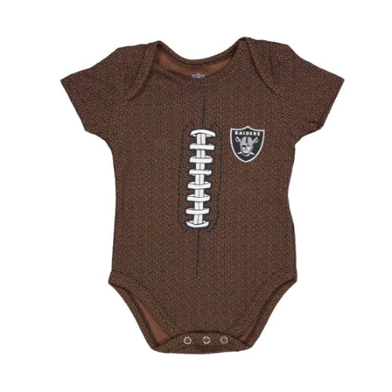 NFL Kids Infant Las Vegas Raiders Football Creeper HK1N1FCKH RAI 2