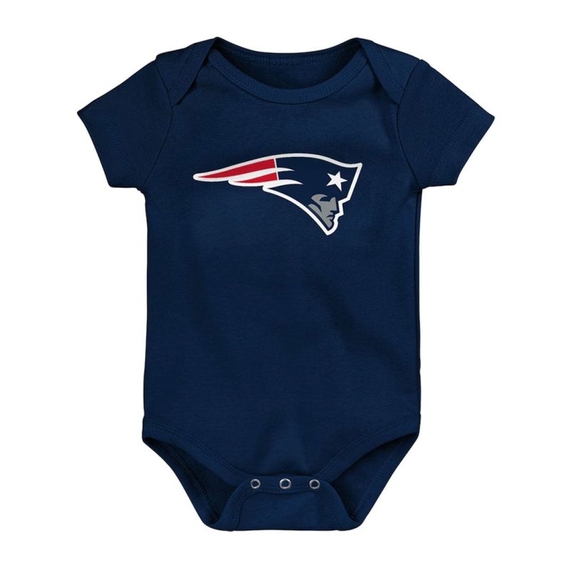 NFL Kids Infant New England Patriots Born To Be 3 Pack Creeper Set HK1N1FGA7 PAT 02