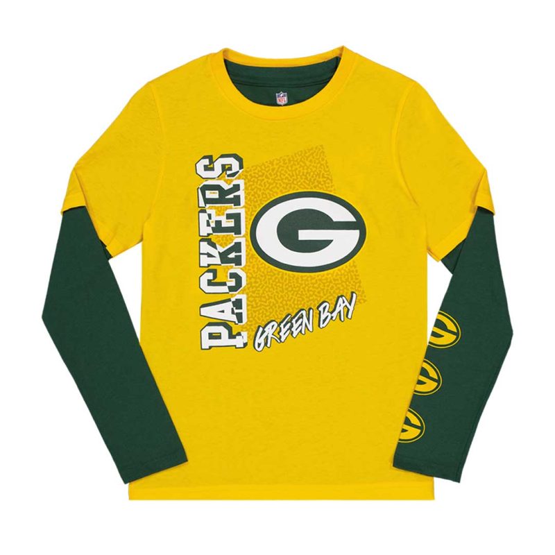 NFL Kids Junior Green Bay Packers For The Lover Of 3 in 1 T Shirt HK1B7FD28 PCK 1