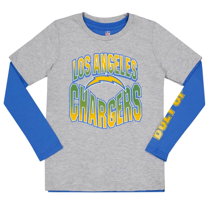 NFL Kids Junior Los Angeles Chargers Game Day 3 in 1 Combo T Shirt HK1B7FE2U CHA