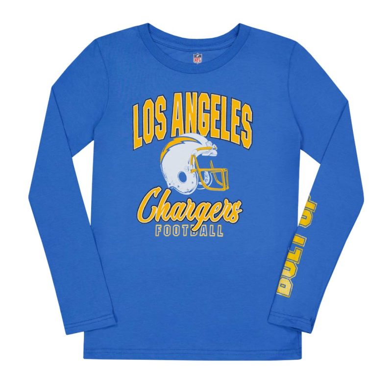 NFL Kids Junior Los Angeles Chargers Game Day 3 in 1 Combo T Shirt HK1B7FE2U CHA 2