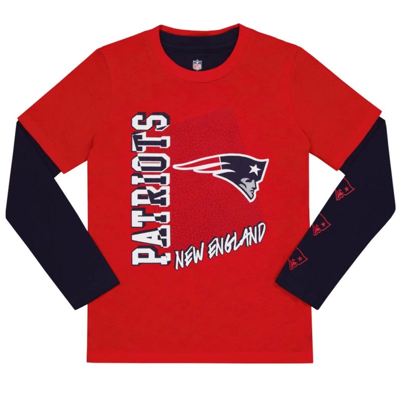 NFL Kids Junior New England Patriots 3 in 1 Combo T Shirt HK1B7FD28 PAT