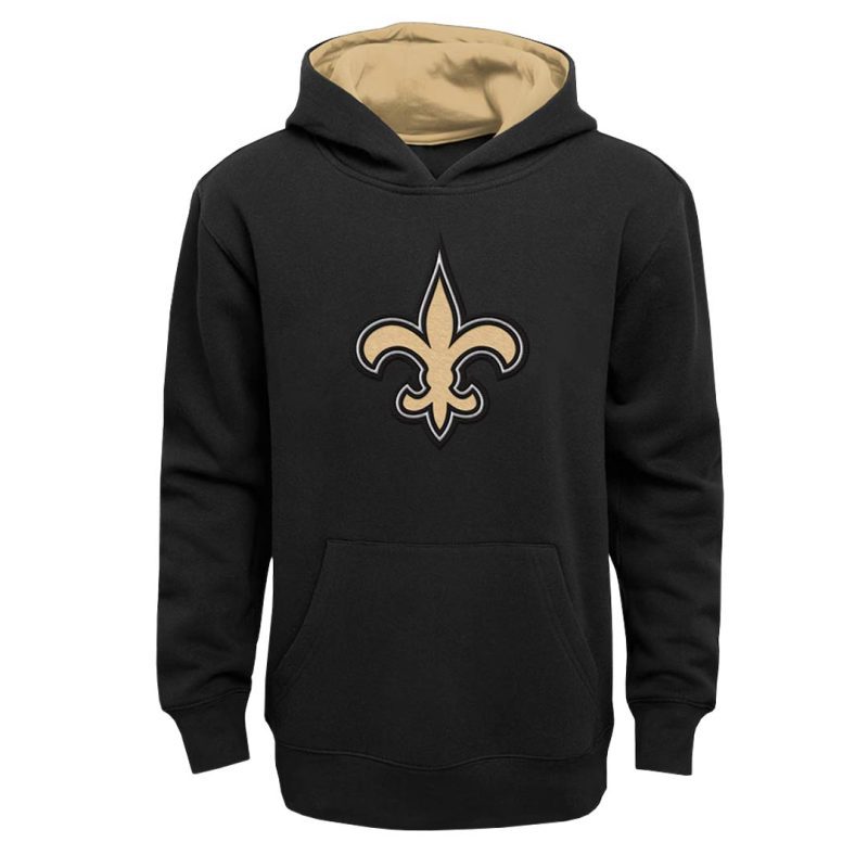 NFL Kids Junior New Orleans Saints Prime Pullover Hoodie HK1B78639 SAI