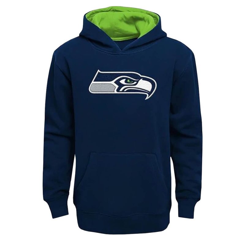 NFL Kids Junior Seattle Seahawks Prime Pullover Hoodie HK1B78639 SEA