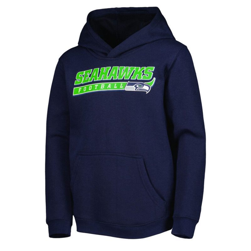 NFL Kids Junior Seattle Seahawks Take The Lead Pullover Hoodie HK1B7FGES SEA 01