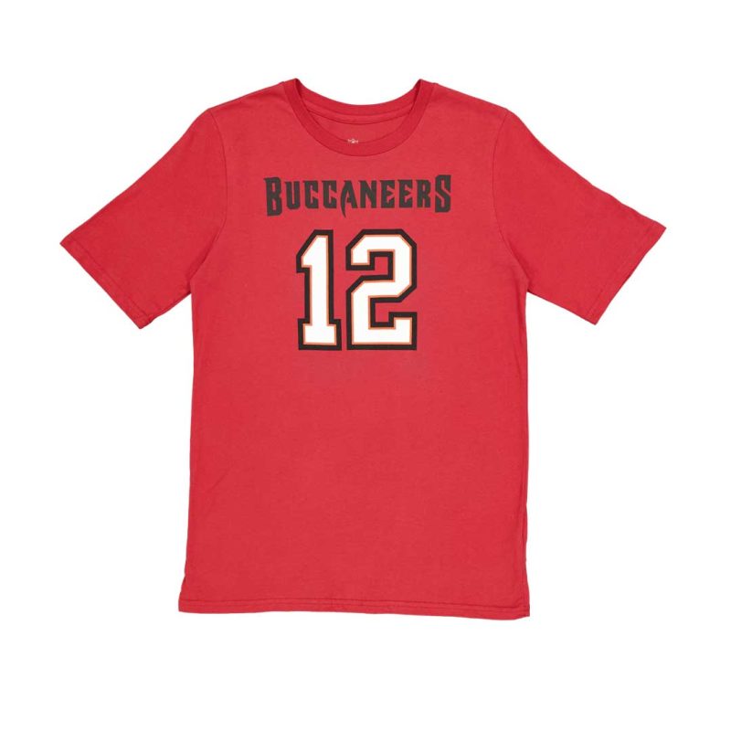 NFL Kids Junior Tampa Bay Buccaneers Tom Brady Mainliner N N Short Sleeve T Shirt HK1B7ORD9F20F01 BCNBT image01