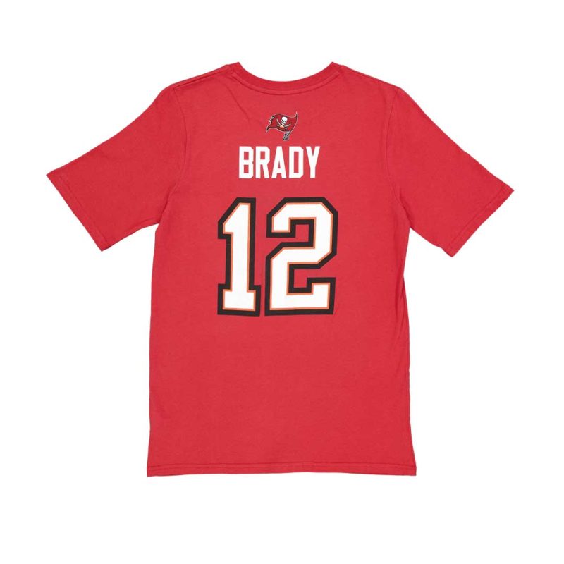 NFL Kids Junior Tampa Bay Buccaneers Tom Brady Mainliner N N Short Sleeve T Shirt HK1B7ORD9F20F01 BCNBT image02