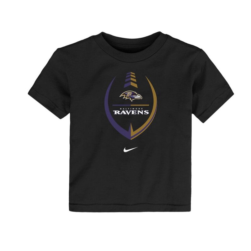 NFL Kids Toddler Baltimore Ravens Icon CTN Short Sleeve T Shirt HZ1T1FFBU RAV 01