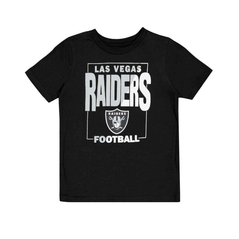 NFL Kids Toddler Las Vegas Raiders Coin Toss Short Sleeve T Shirt HK1T1FFTS RAI 1