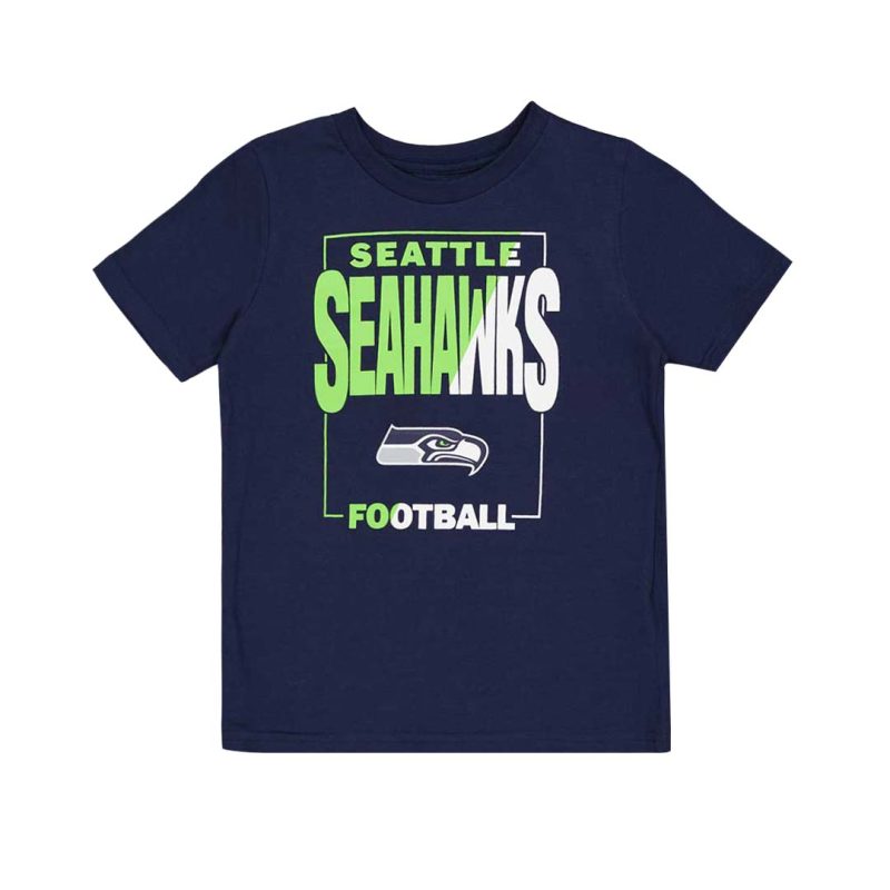 NFL Kids Toddler Settle Seahawks Coin Toss Short Sleeve T Shirt HK1T1FFTS SEA 1