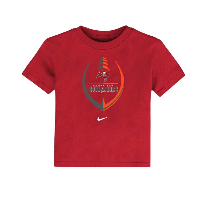 NFL Kids Toddler Tampa Bay Buccaneers Icon CTN Short Sleeve T Shirt HZ1T1FFBU BCN 1