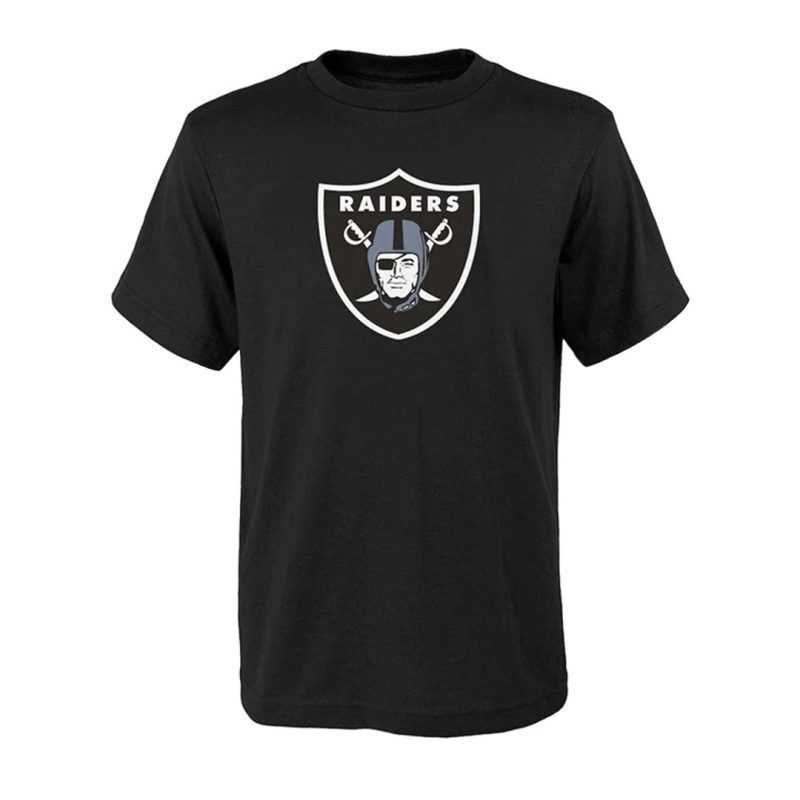 NFL Kids Youth Raiders Primary Logo Short Sleeve T Shirt HK1B7MK99F01 RAI 01