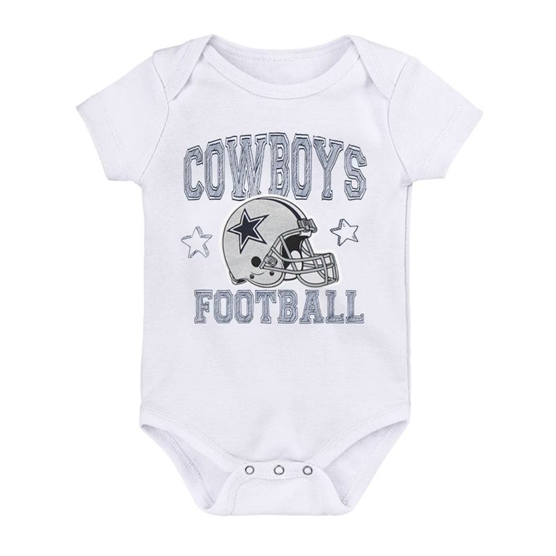 NFL Kids Infant DallasCowboysBornToBe3PackCreeperSet HK1N1FGA7COW 03