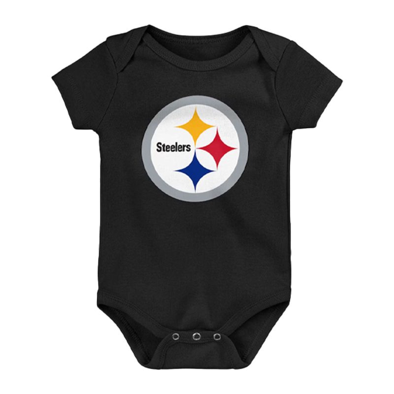 NFL Kids Infant PittsburghSteelersBornToBe3PackCreeperSet HK1N1FGA7STE 02