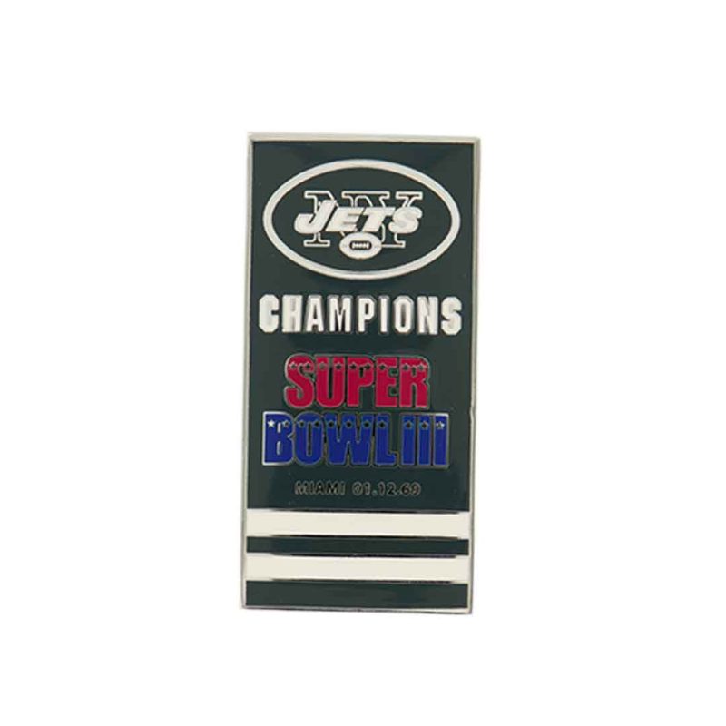 NFL Super Bowl III Jets Banner Pin SB03JET 01