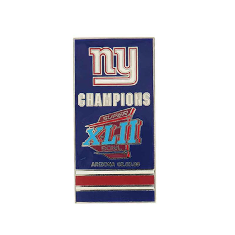 NFL Super Bowl XLII Giants Banner Pin SB42GIA 01