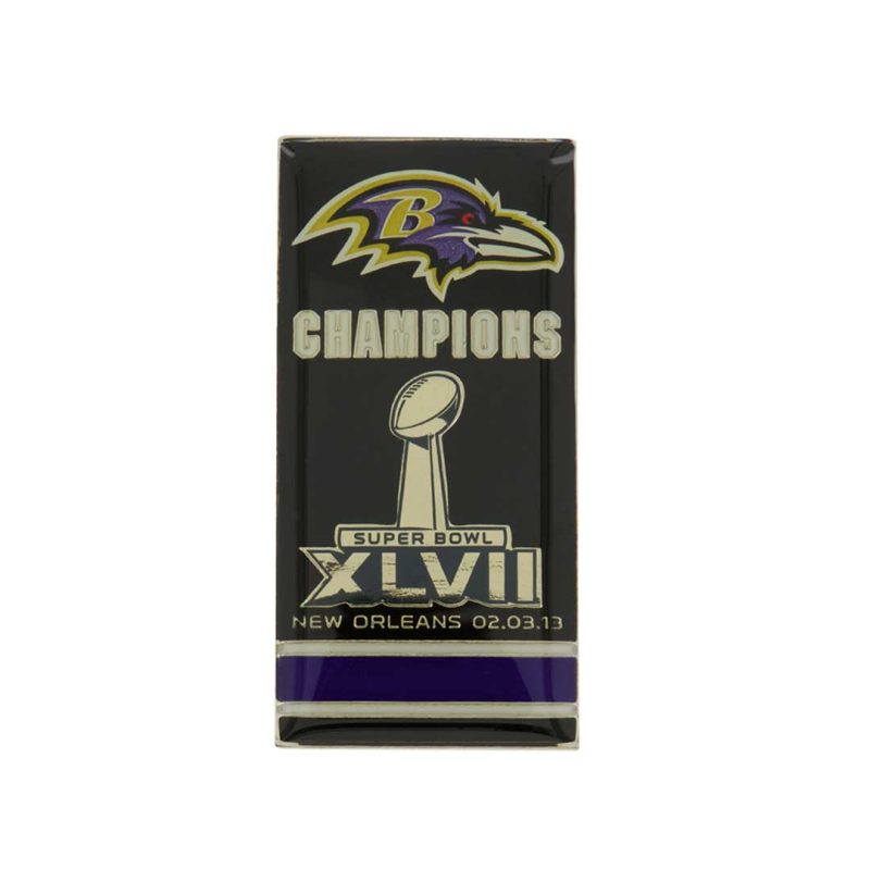 NFL Super Bowl XLVII Baltimore Ravens Championship Pin SB47RAV 1