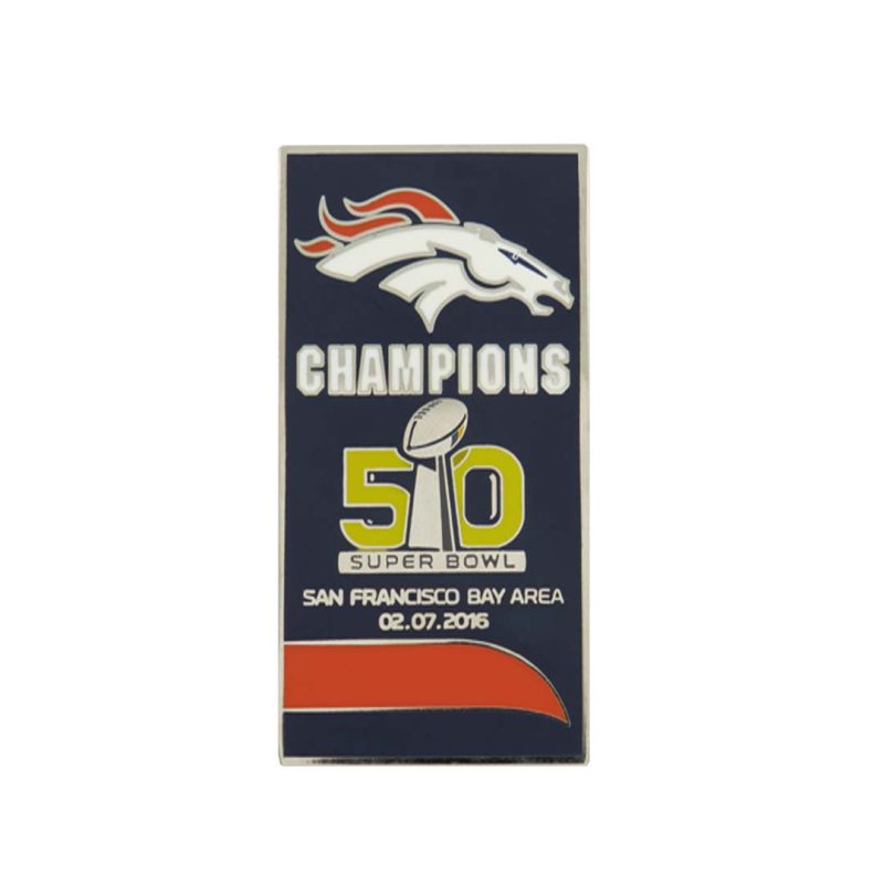 NFL Super Bowl XLX Denver Broncos Banner Pin SB50BRO 01