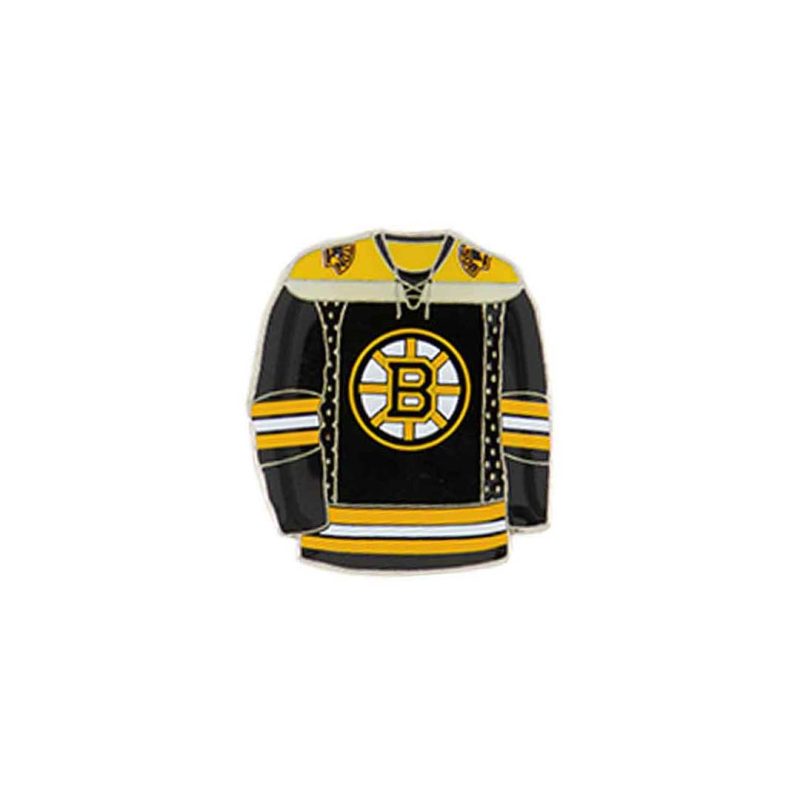 NHL Bruins Home Jersey Sticky Pin Dark Sticky BRUJPDS 1