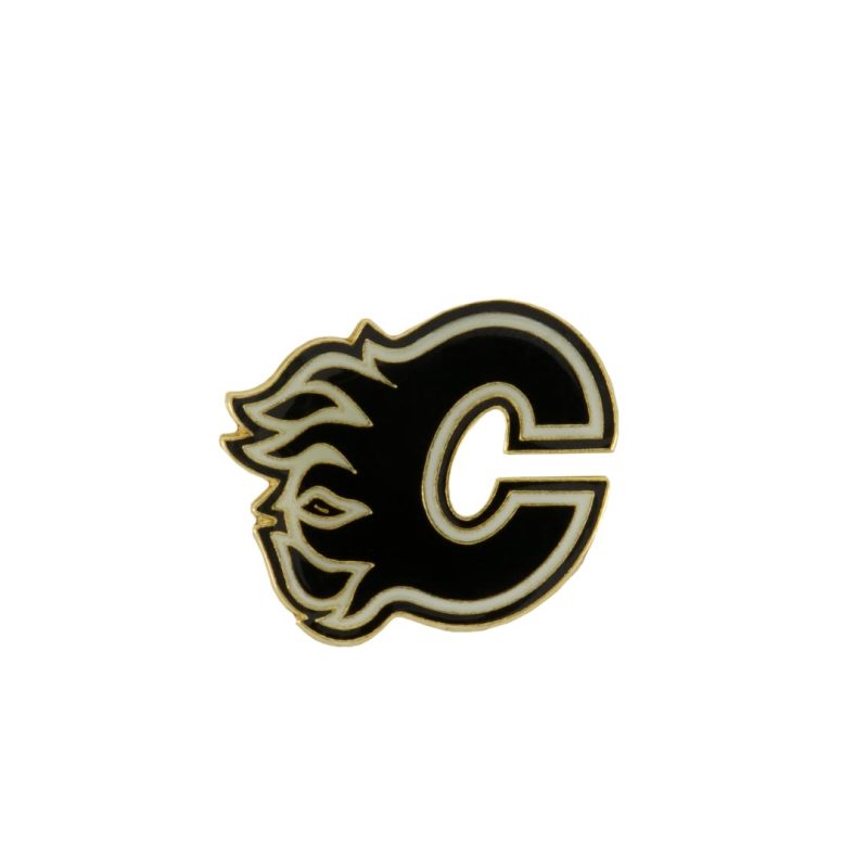 NHL Calgary Flames Logo Sticky Back FLALOGBS 01