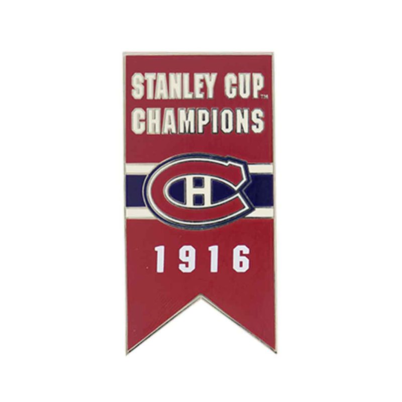 NHL Canadiens 1916 Stanley Cup Pin Sticky CDNSCC16S 01