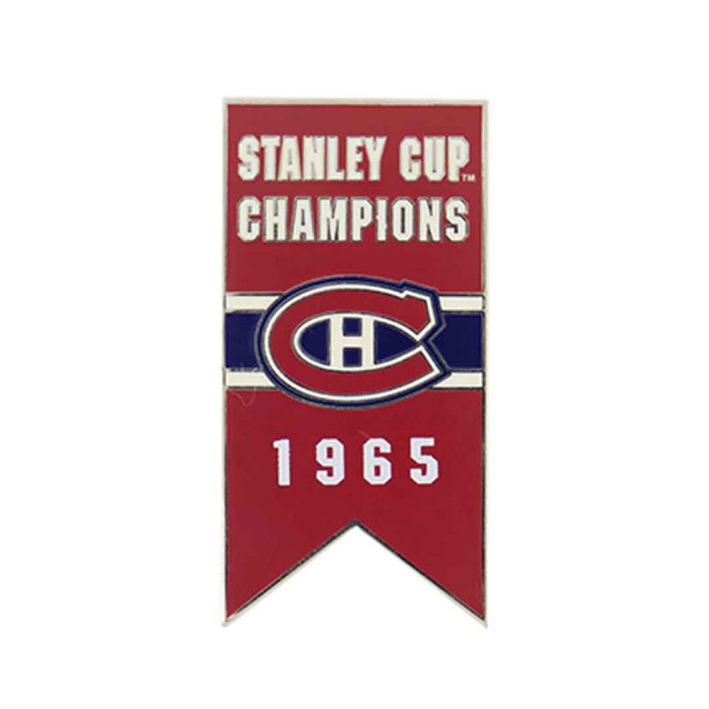 NHL Canadiens 1965 Stanley Cup Banner Pin Sticky CDNSCC65S 01