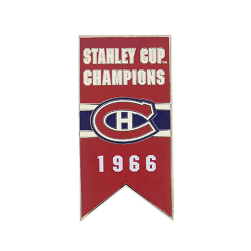 NHL Canadiens 1966 Stanley Cup Banner Pin Sticky CDNSCC66S 01