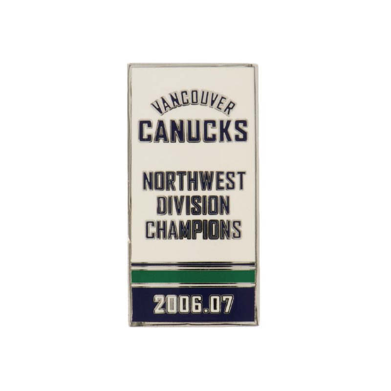 NHL Canucks06 07NWDivisionChampsPin CANNDC07 01