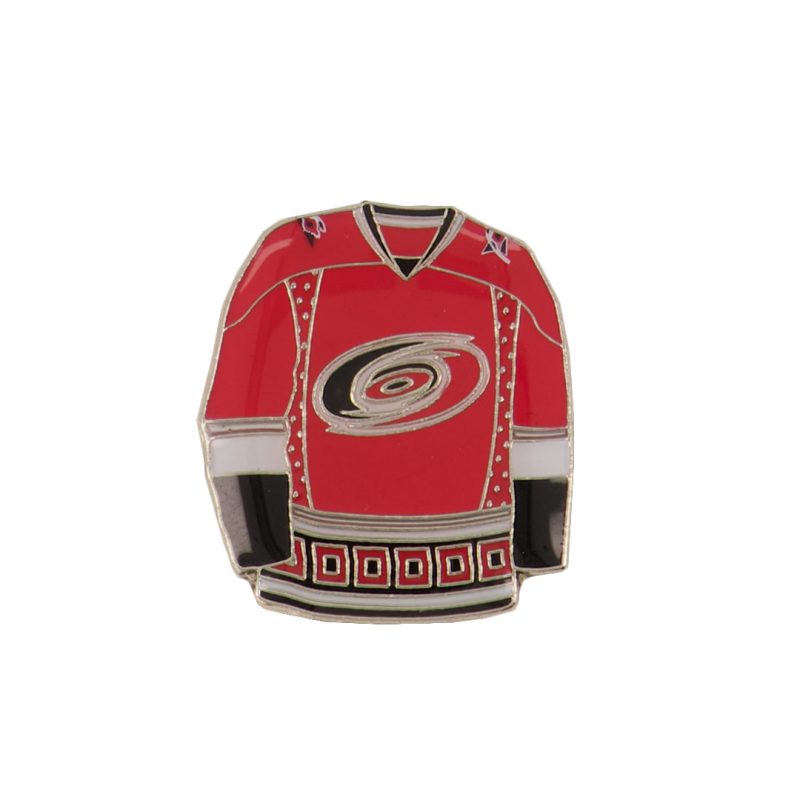 NHL CarolinaHurricanesJerseyPin Dark HURJPD 01