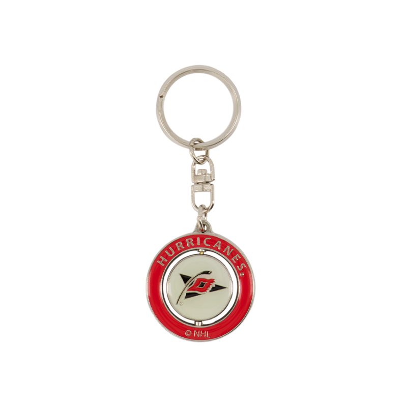 NHL CarolinaHurricanesSpinnerKeychain HURSPI 01