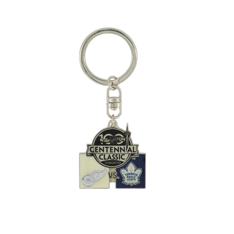 NHL Centennial Classic Keychain DET vs TOR NHL100LOK2