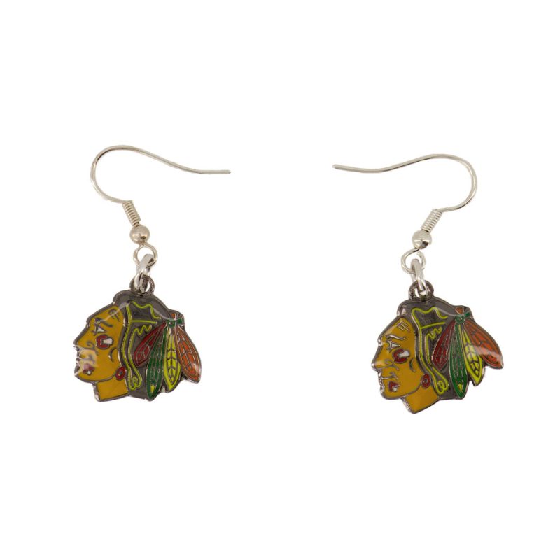 NHL ChicagoBlackhawksEarrings BLAEAR 01