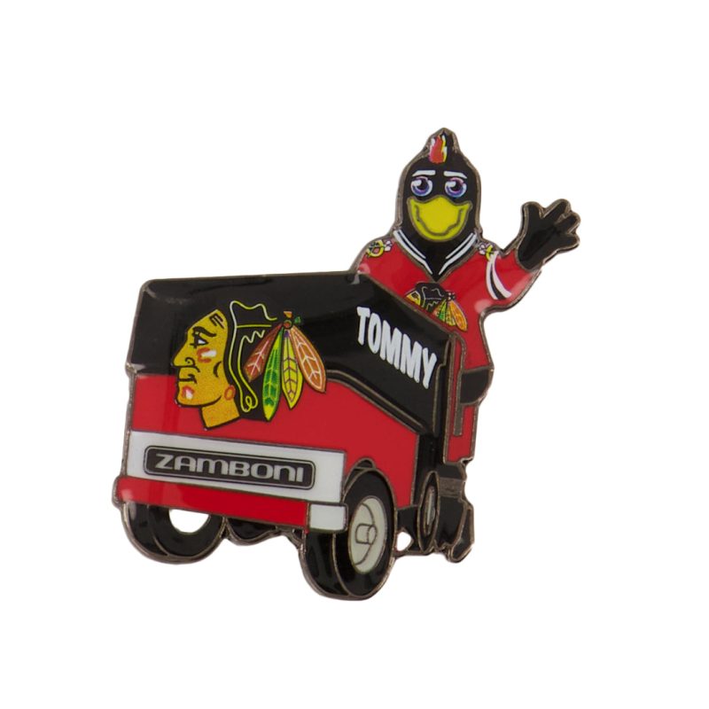 NHL ChicagoBlackhawksMascotZamboniPin BLAZAMMAS 01