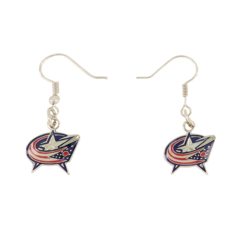 NHL ColumbusBlueJacketsEarrings BLUEAR 01